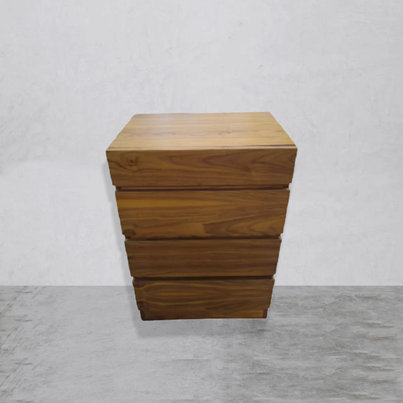 Cajonera Vanity 4 Cajones Nogal de OUTLET PASSPORT DE MEXICO SA DE CV