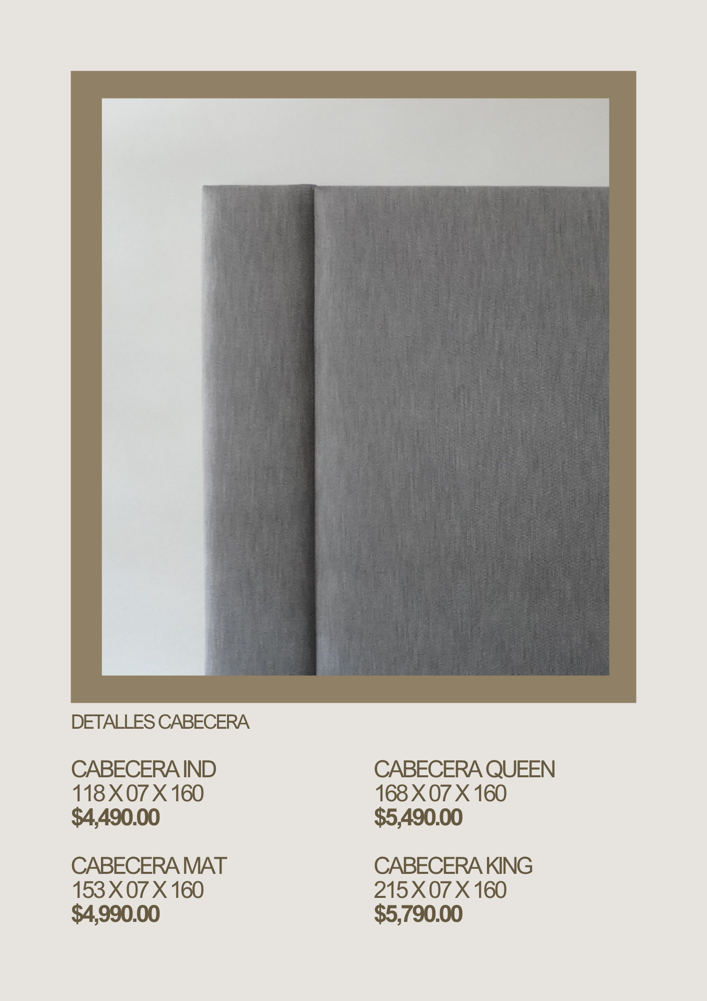CABECERAS EDICIÓN LIMITADA 2026 / COMBOS BASE + CABECERA