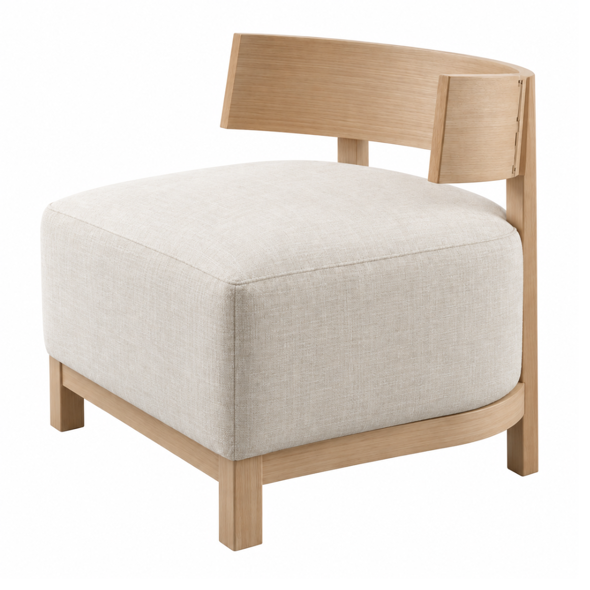 SILLON OCASIONAL BAJO CURVO ROSA MORADA