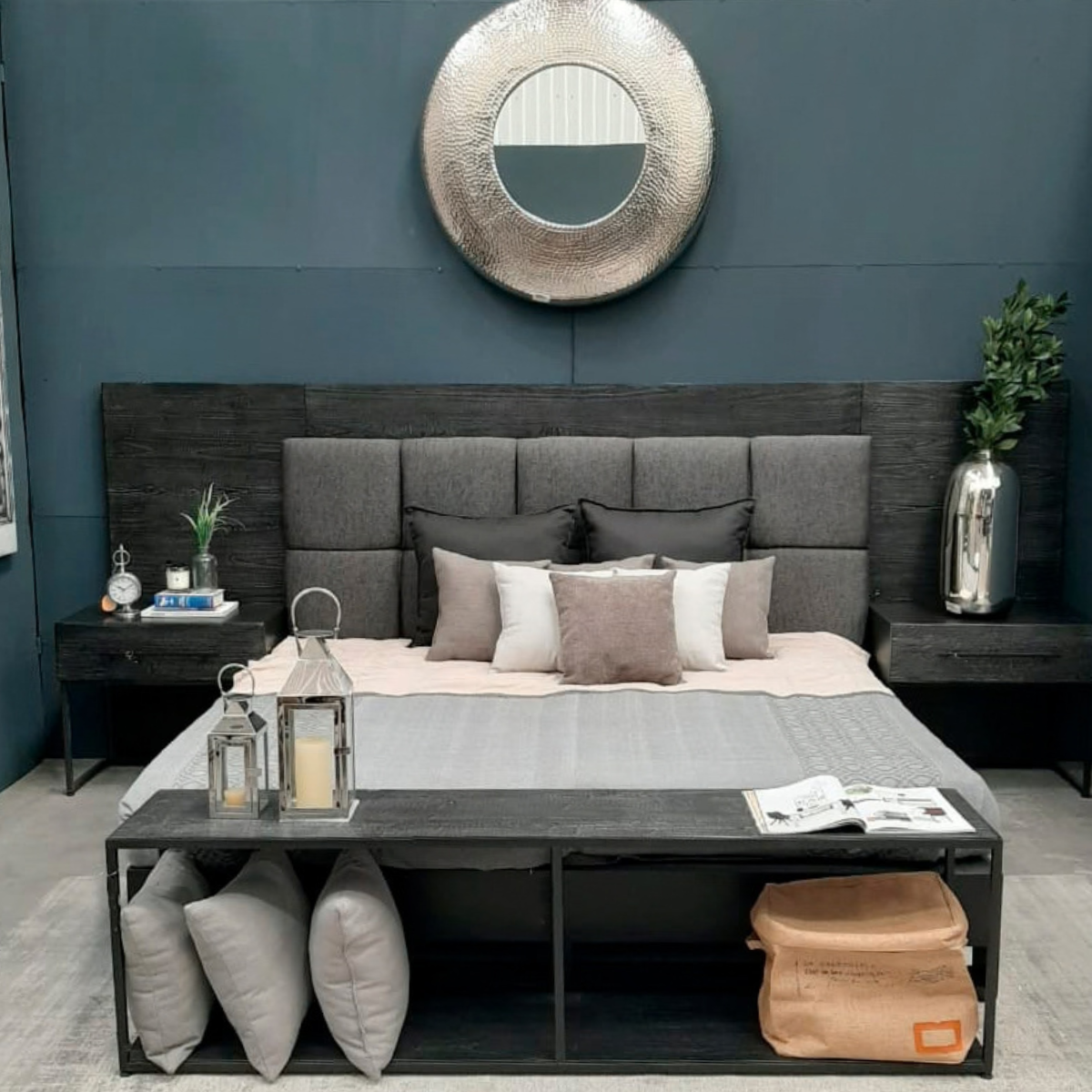 CÓMODA PIE DE CAMA CARBÓN 6