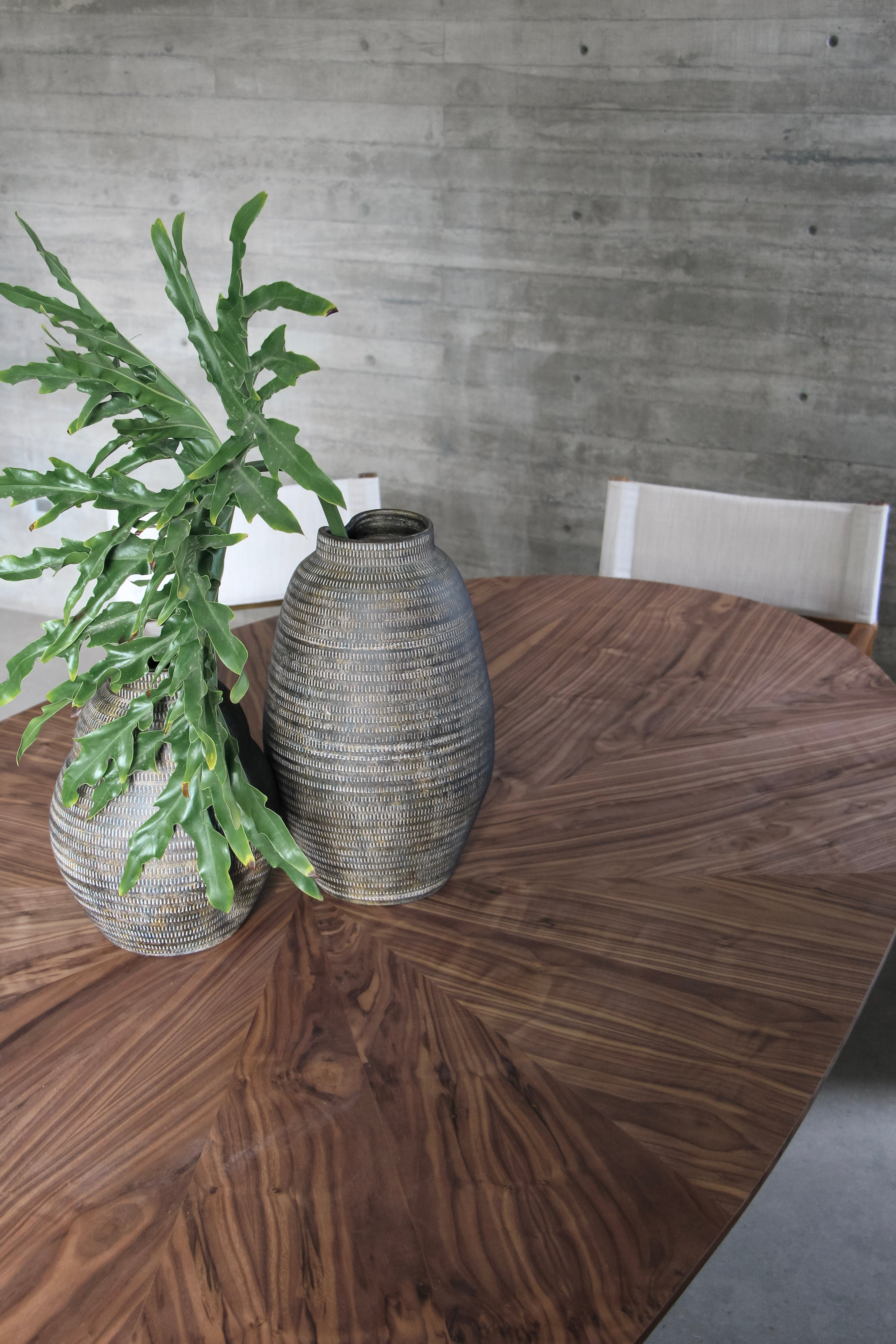 MESA COMEDOR C6 ELIPSE NOGAL