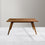 MESA COMEDOR NORDICO RECTANGULAR NOGAL