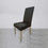Silla Alsacia Lino Acero Vintage de OUTLET